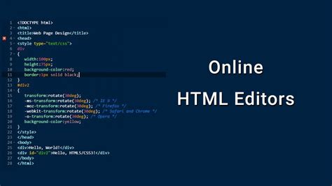 HTML Editor .